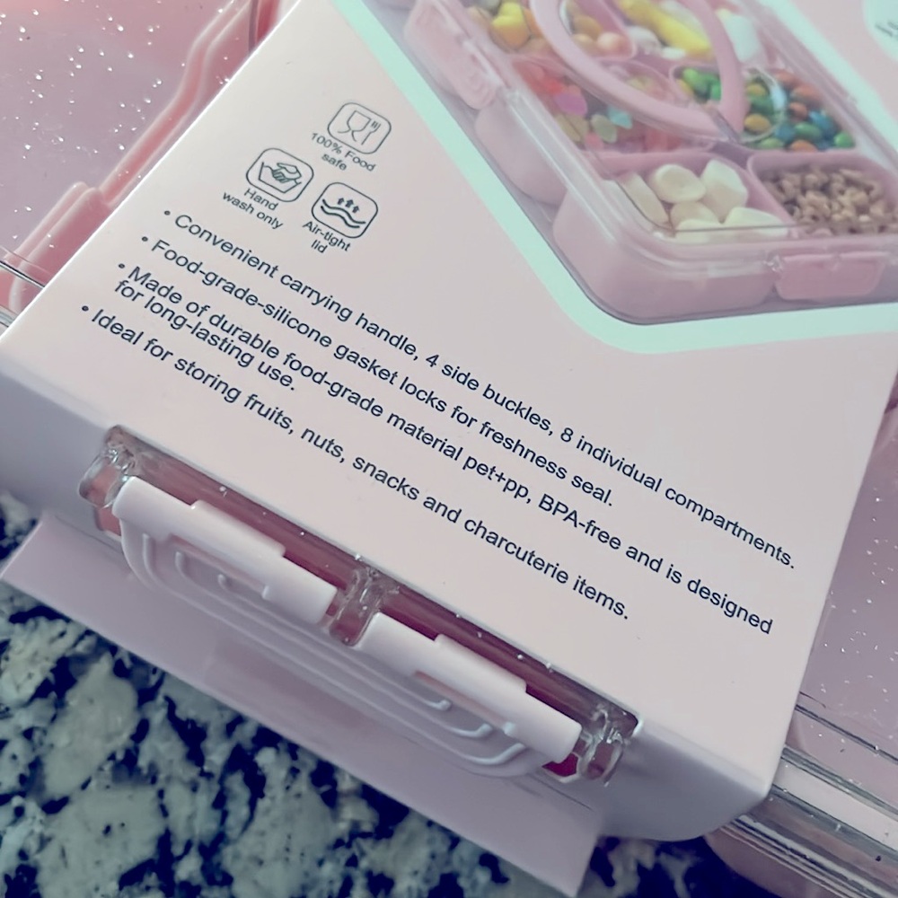 CWC Sparkly Pink Snackle Box - Picture 8 of 11